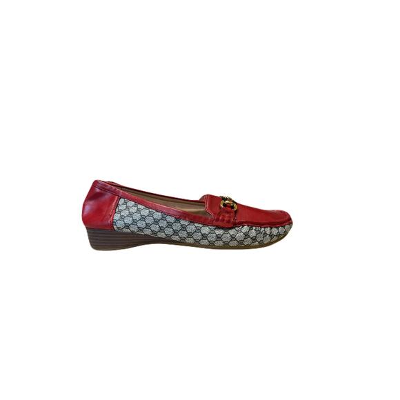 Fabcomfort Women’s Red & Gray Women’s Sandals Size 12 - Picture 1 of 6